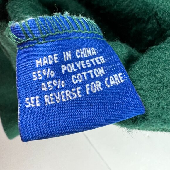 VTG Starter NFL Green Bay Packers Sweatshirt Medium Green Embroidered Crewneck - Picture 8 of 15